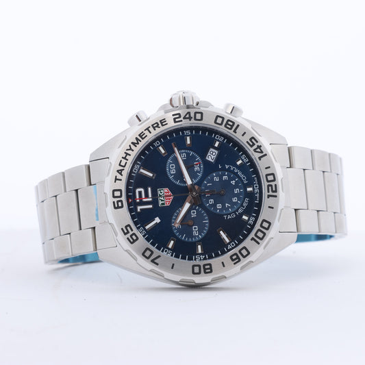 Montre TAG Heuer Formula 1 CAZ101K WZG9167 SS QZ à cadran bleu