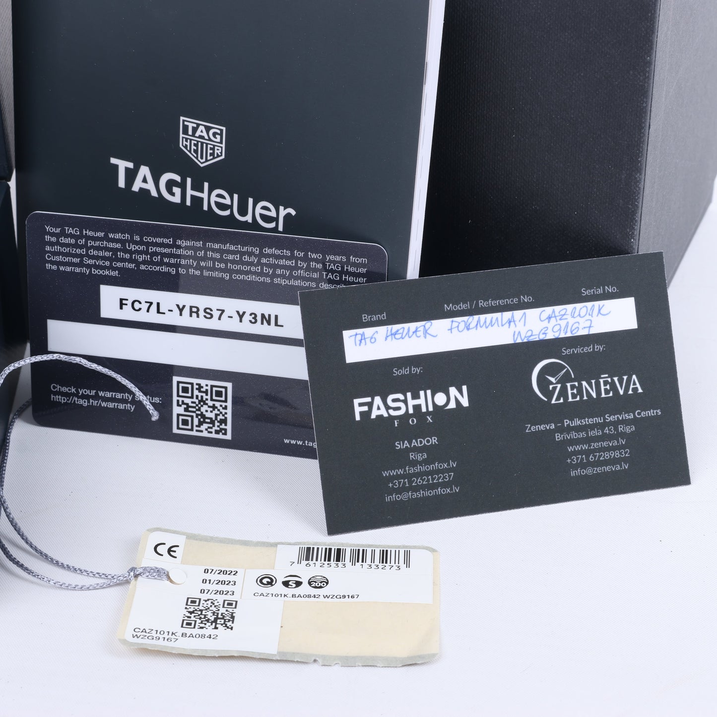 TAG Heuer Formula 1 CAZ101K WZG9167 SS QZ Uhr mit blauem Zifferblatt