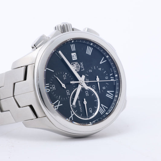 TAG Heuer Link Calibre 16 CAT2012 RAV0551 SS AT Black Dial Watch