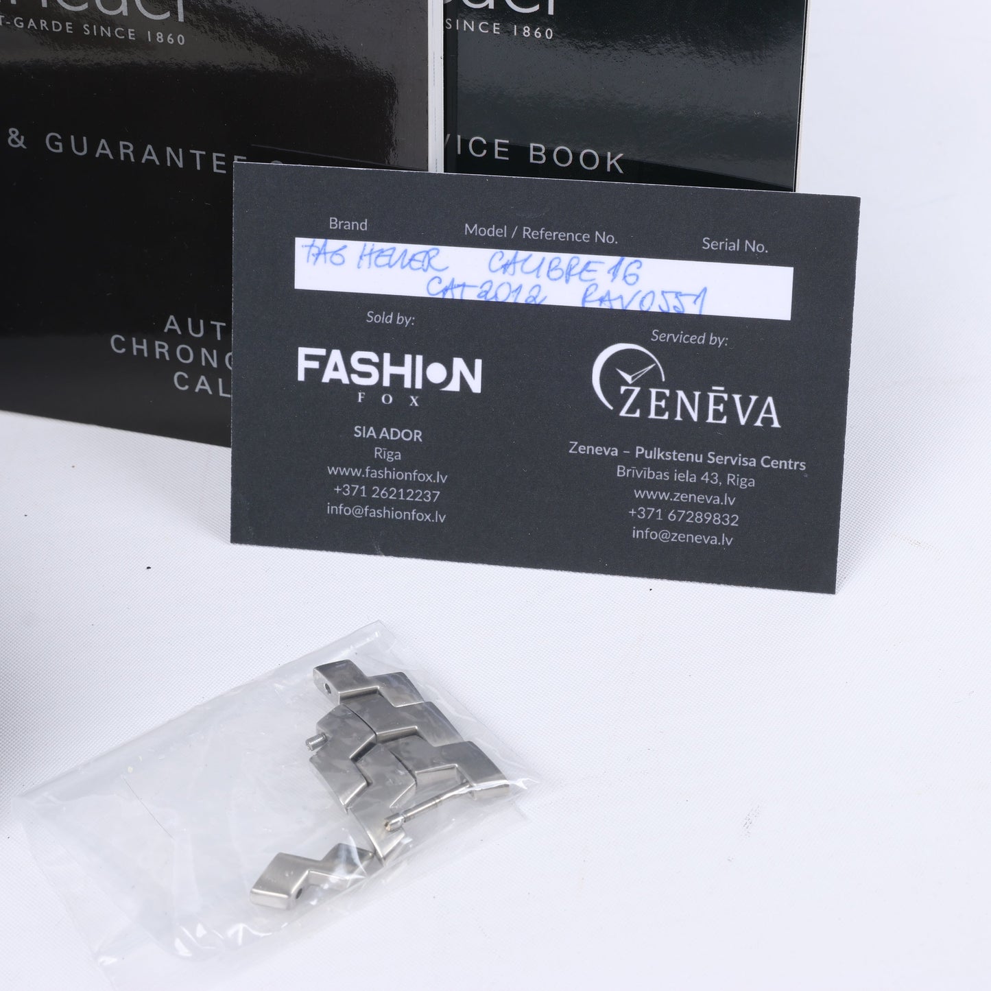 TAG Heuer Link Calibre 16 CAT2012 RAV0551 SS AT Black Dial Watch