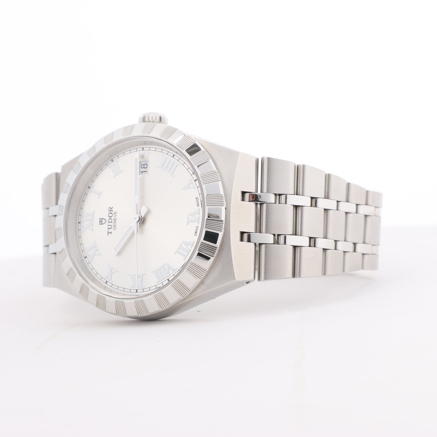 Tudor Royal 28500 6P37051 SS SS AT Silver-Face Watch