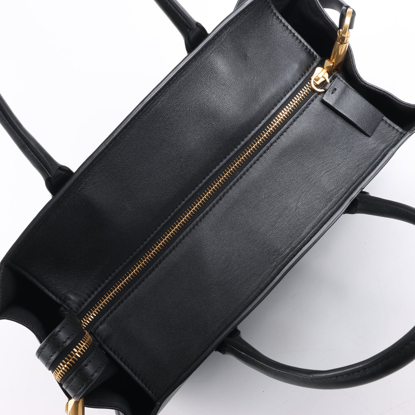 Valentino Garavani V Logo Leather 2Way Handbag in Black