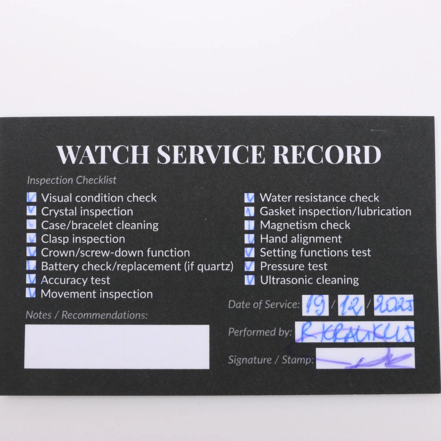 Van Cleef & Arpels Alhambra WTYB02B3 136574 YG & Leather QZ Watch with Shell-Face HH5655