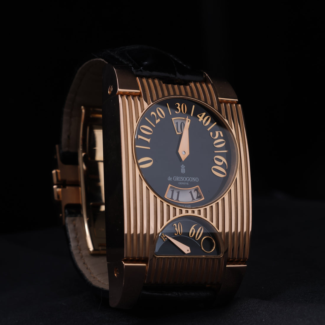 The Watch That Refuses to Blend In: De Grisogono's Instrumento, in Rose Gold