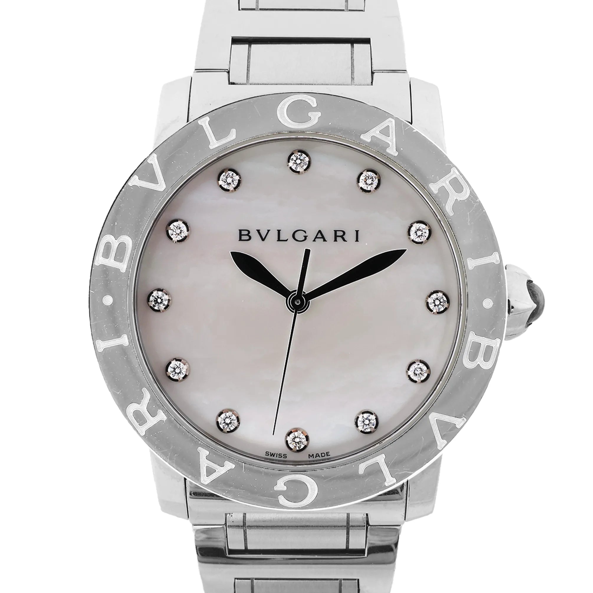 Bvlgari Bvlgari Bvlgari BB42SSCH O3235 SS AT Reloj con Esfera Negra