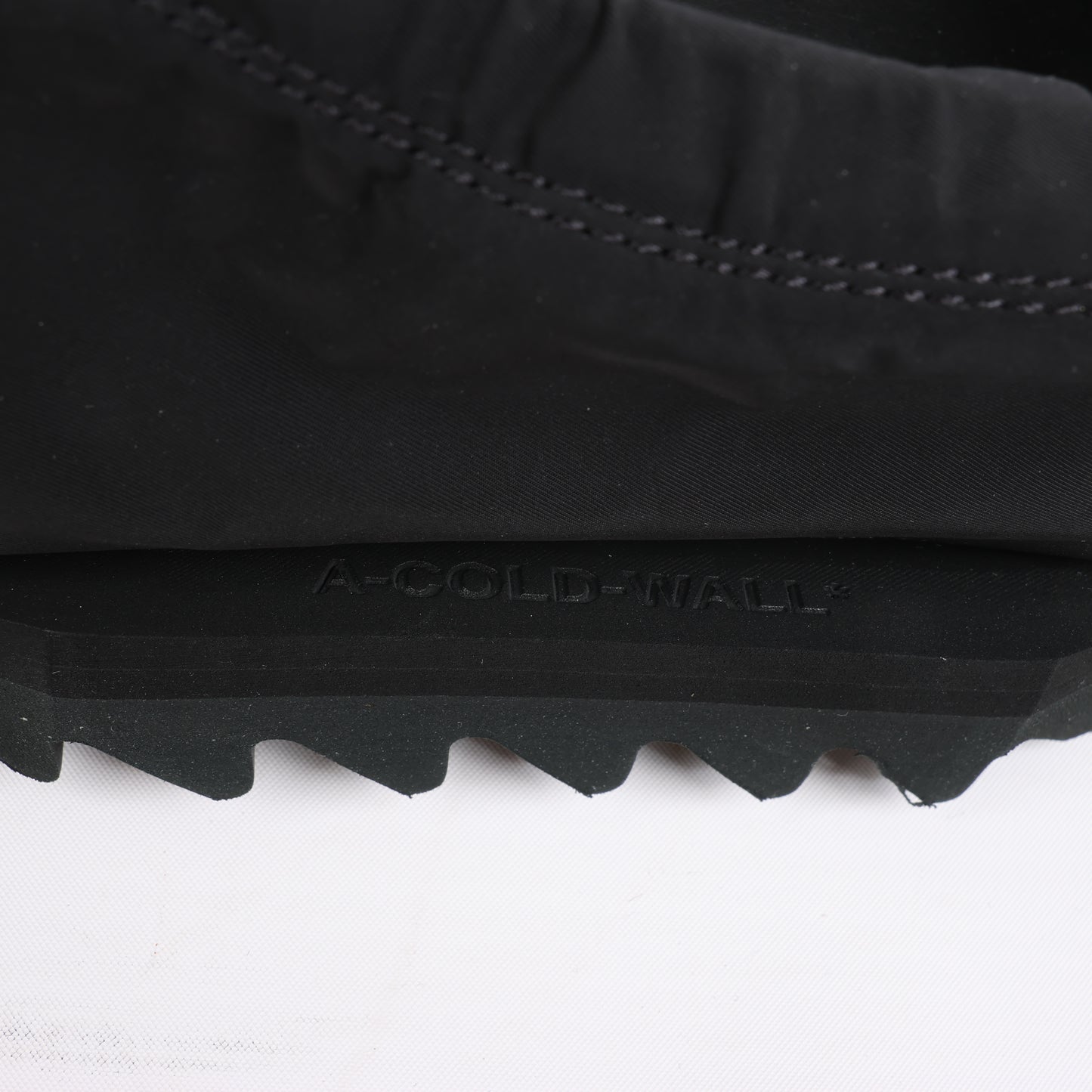 Baskets à enfiler avec cordon de serrage A-COLD-WALL* noires, pointure 45