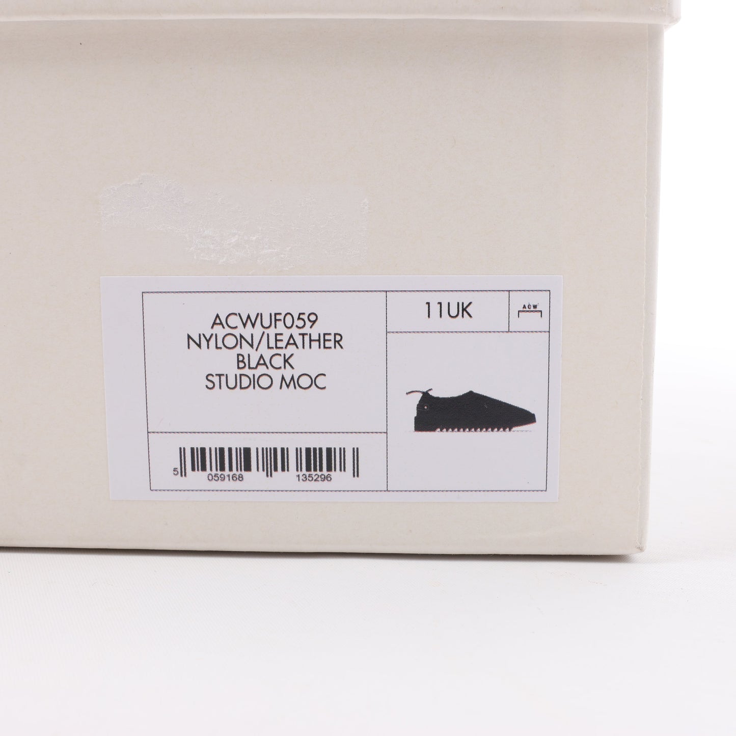 A-COLD-WALL* Drawstring Slip-on Sneakers in Black, Size 45 EU