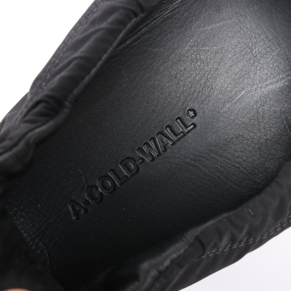 A-COLD-WALL* Drawstring Slip-on Sneakers in Black, Size 45 EU