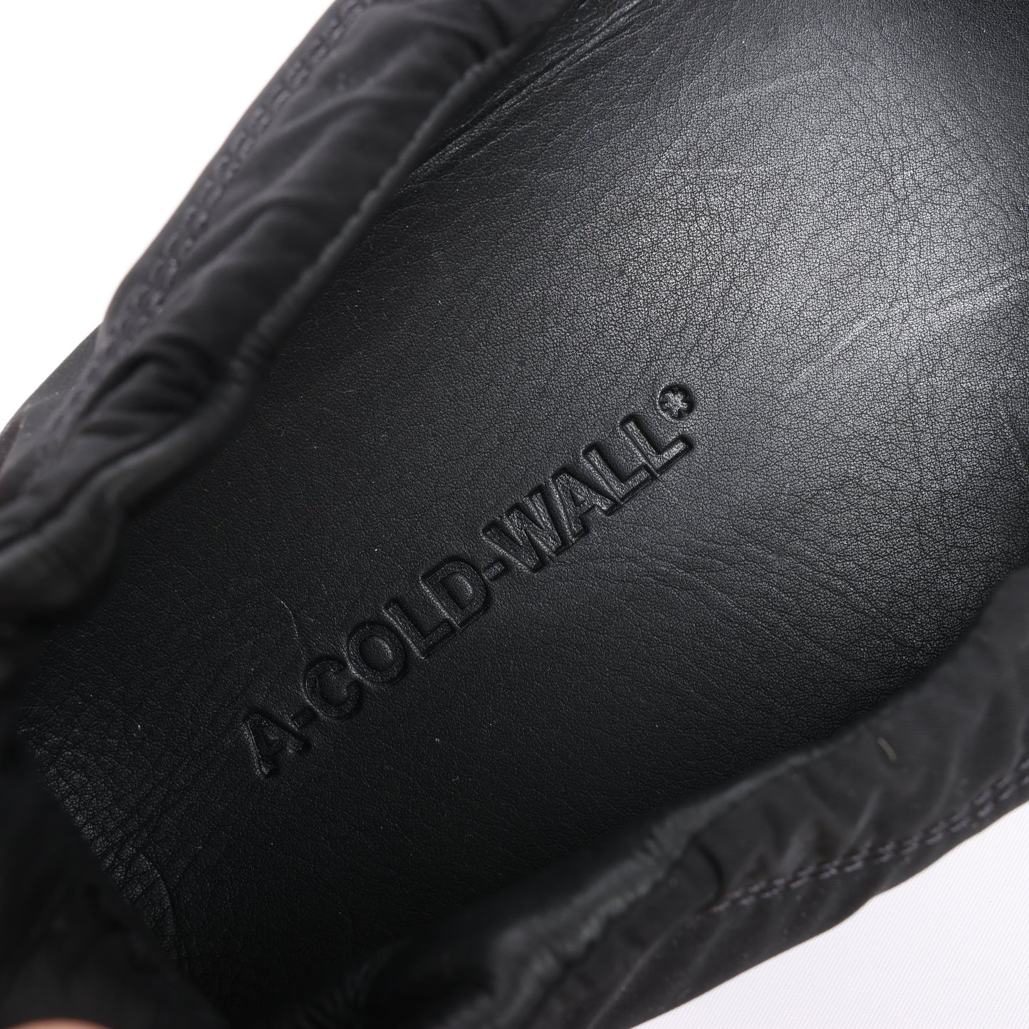 A-COLD-WALL* Drawstring Slip-on Sneakers in Black, Size 45 EU