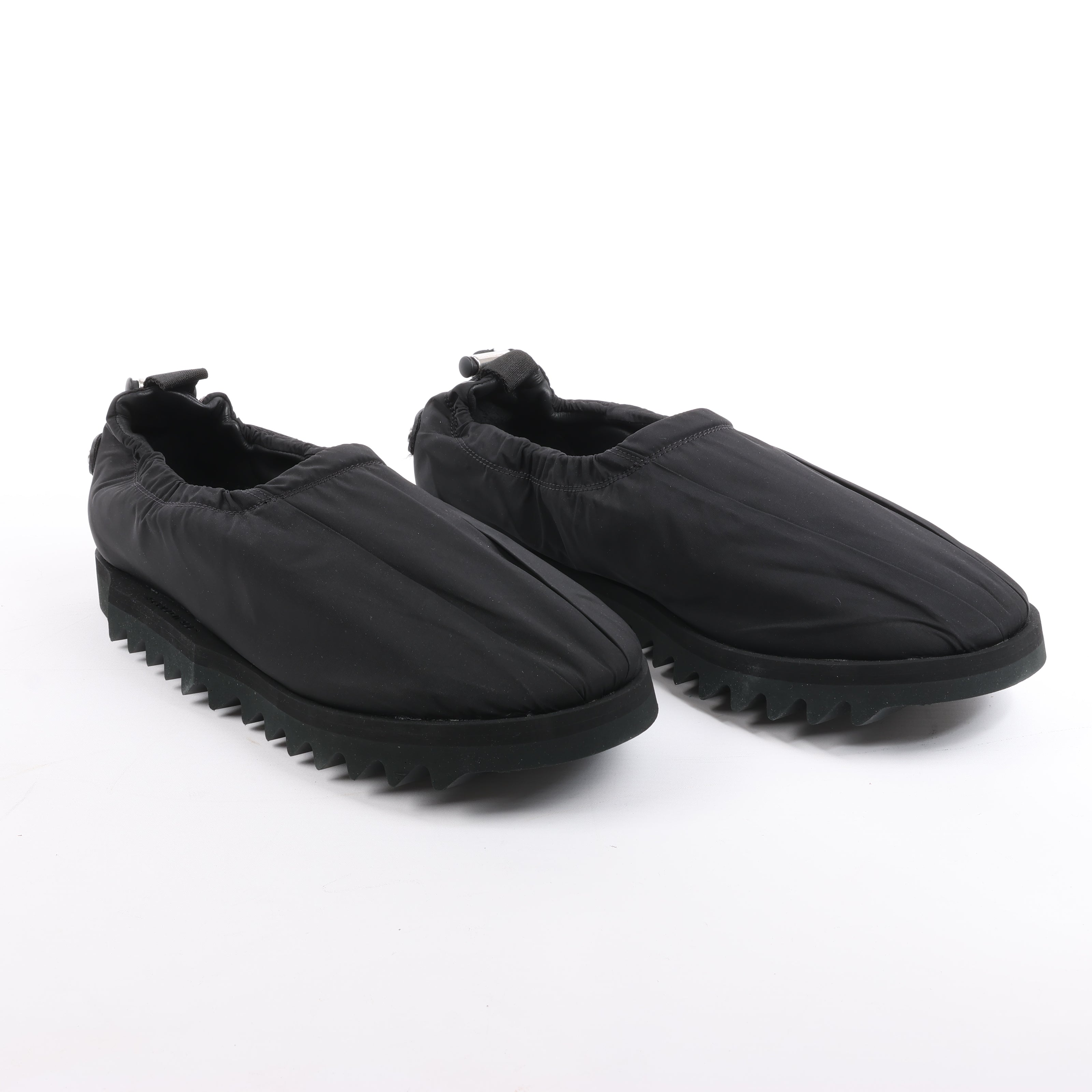 A-COLD-WALL* Drawstring Slip-on Sneakers in Black, Size 45 EU