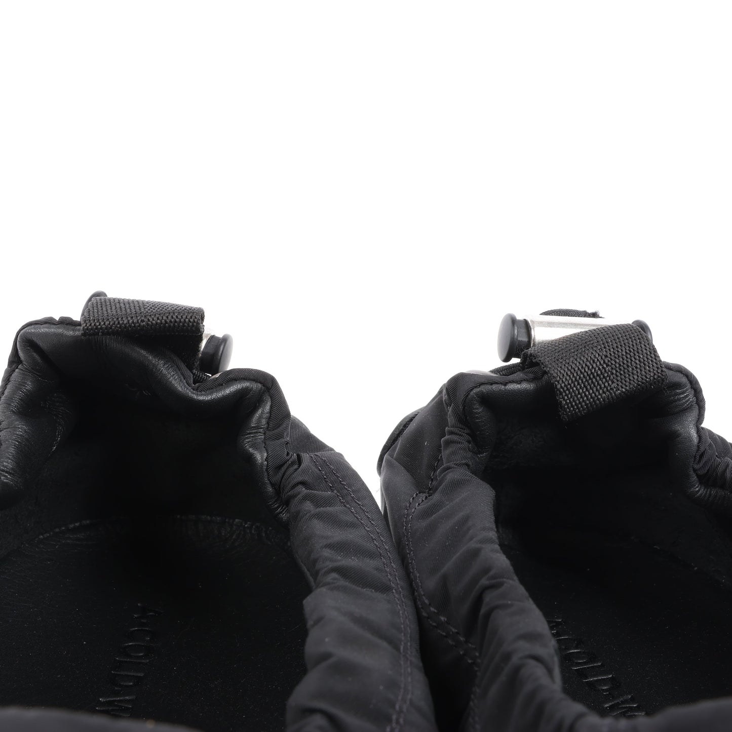 A-COLD-WALL* Drawstring Slip-on Sneakers in Black, Size 45 EU