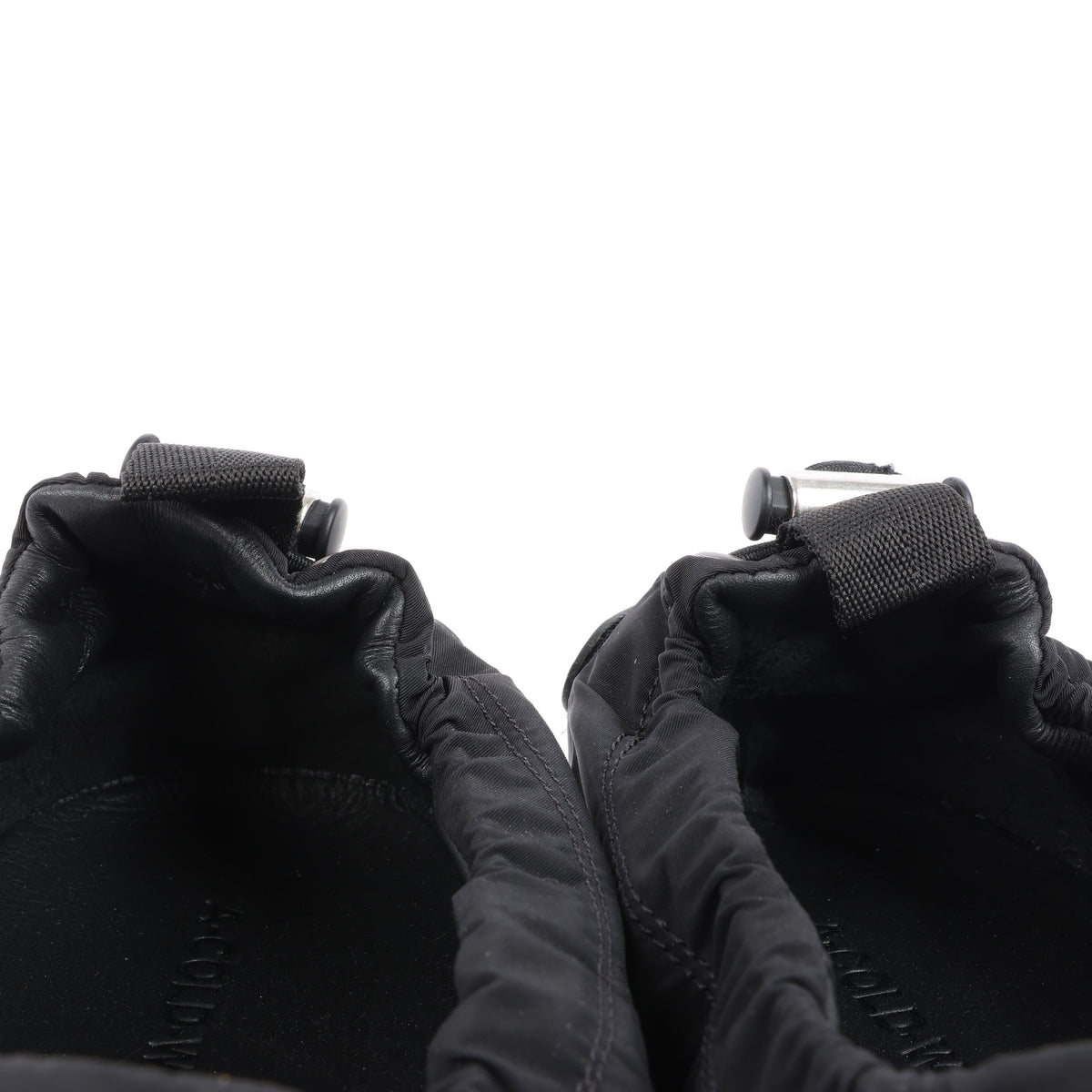 A-COLD-WALL* Drawstring Slip-on Sneakers in Black, Size 45 EU