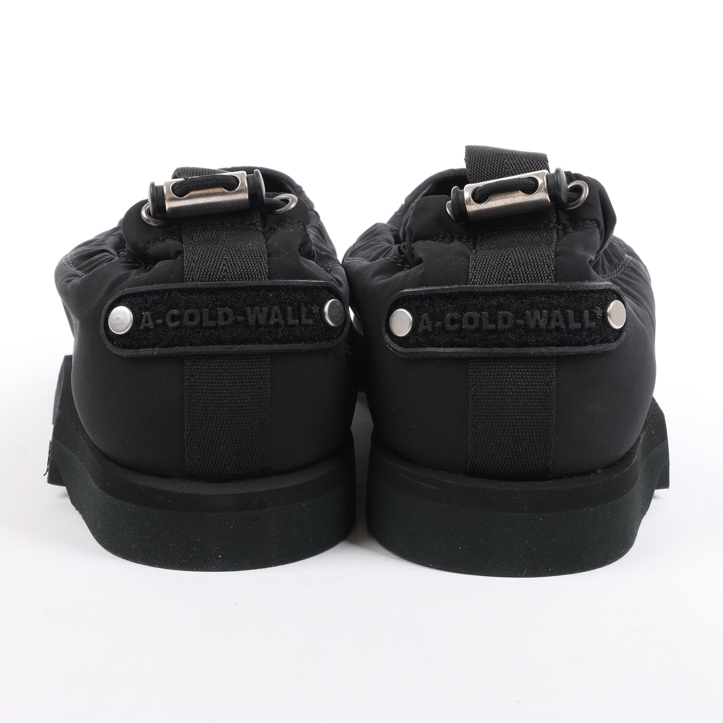 A-COLD-WALL* Drawstring Slip-on Sneakers in Black, Size 45 EU