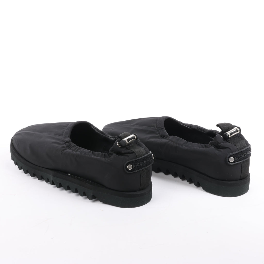 A-COLD-WALL* Drawstring Slip-on Sneakers in Black, Size 45 EU