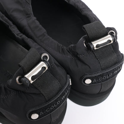 A-COLD-WALL* Drawstring Slip-on Sneakers in Black, Size 45 EU