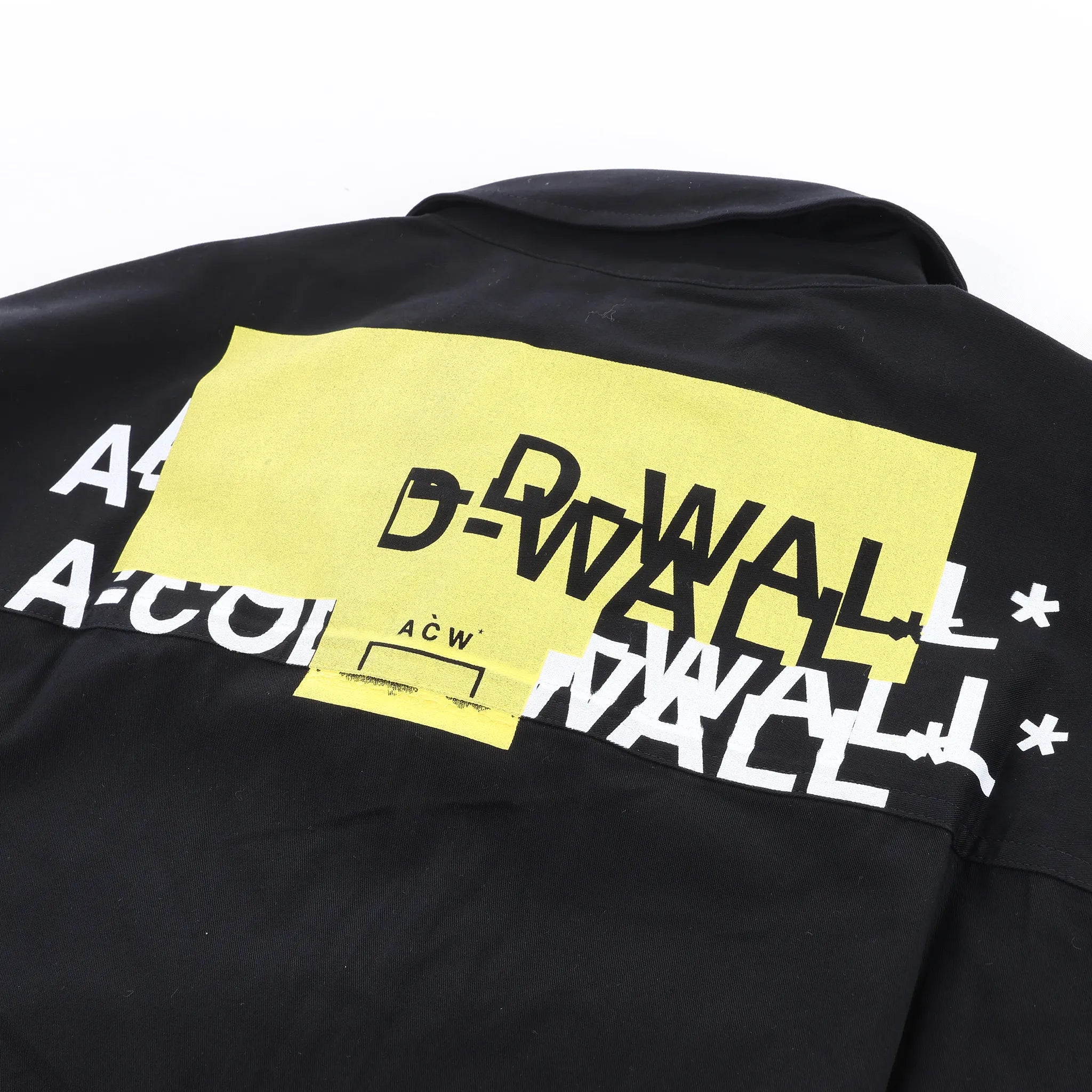 A-COLD-WALL* Logo Overlay Tech Jacket in Black, Size M