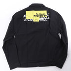 A-COLD-WALL* Logo Overlay Tech Jacket in Black, Size M