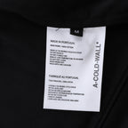 A-COLD-WALL* Logo Overlay Tech Jacket in Black, Size M