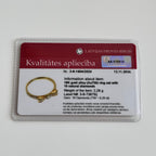 AVALONE Bow Diamond Ring K18(YG) 2.2g 0.25 ct