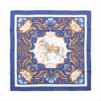 Hermes Carré 90 "Cheval Turc" 100% Silk Scarf