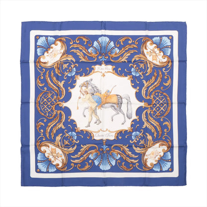 Hermes Carré 90 "Cheval Turc" 100% Silk Scarf