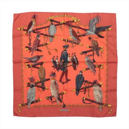 Hermès Carré 90 "LES OISEAUX DU ROY" Silk Scarf