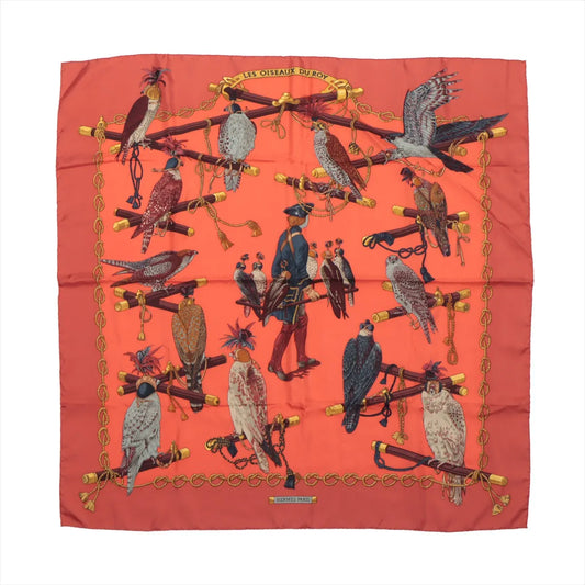 Hermès Carré 90 "LES OISEAUX DU ROY" Silk Scarf