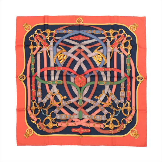 Hermès Carré 90 "Cavalcador" Silk Scarf