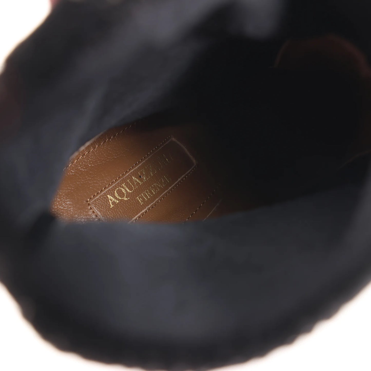 AQUAZZURA Heeled Velvet Ankle Sock Boots Tonal Baroque Tapestry in Black, Size 35.5 EU