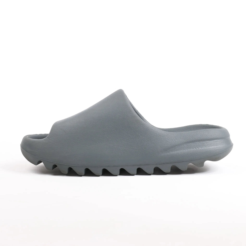 Adidas Yeezy "Slate Marine" Sandal Slidesin Gray, Size 40 EU