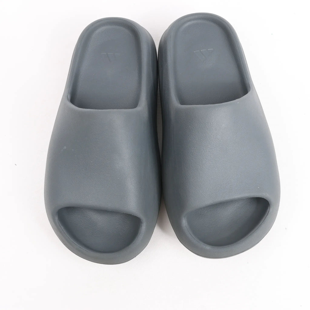 Adidas Yeezy "Slate Marine" Sandal Slidesin Gray, Size 40 EU
