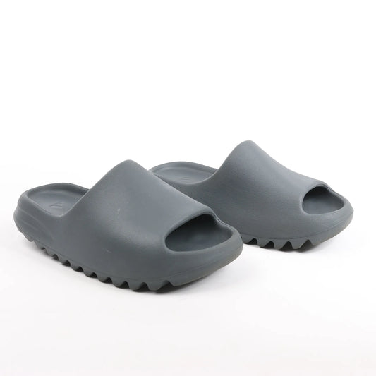 Adidas Yeezy "Slate Marine" Sandal Slidesin Gray, Size 40 EU