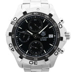 TAG Heuer Aquaracer Chrono Date CAF2110 RRZ8031 Black Dial Steel