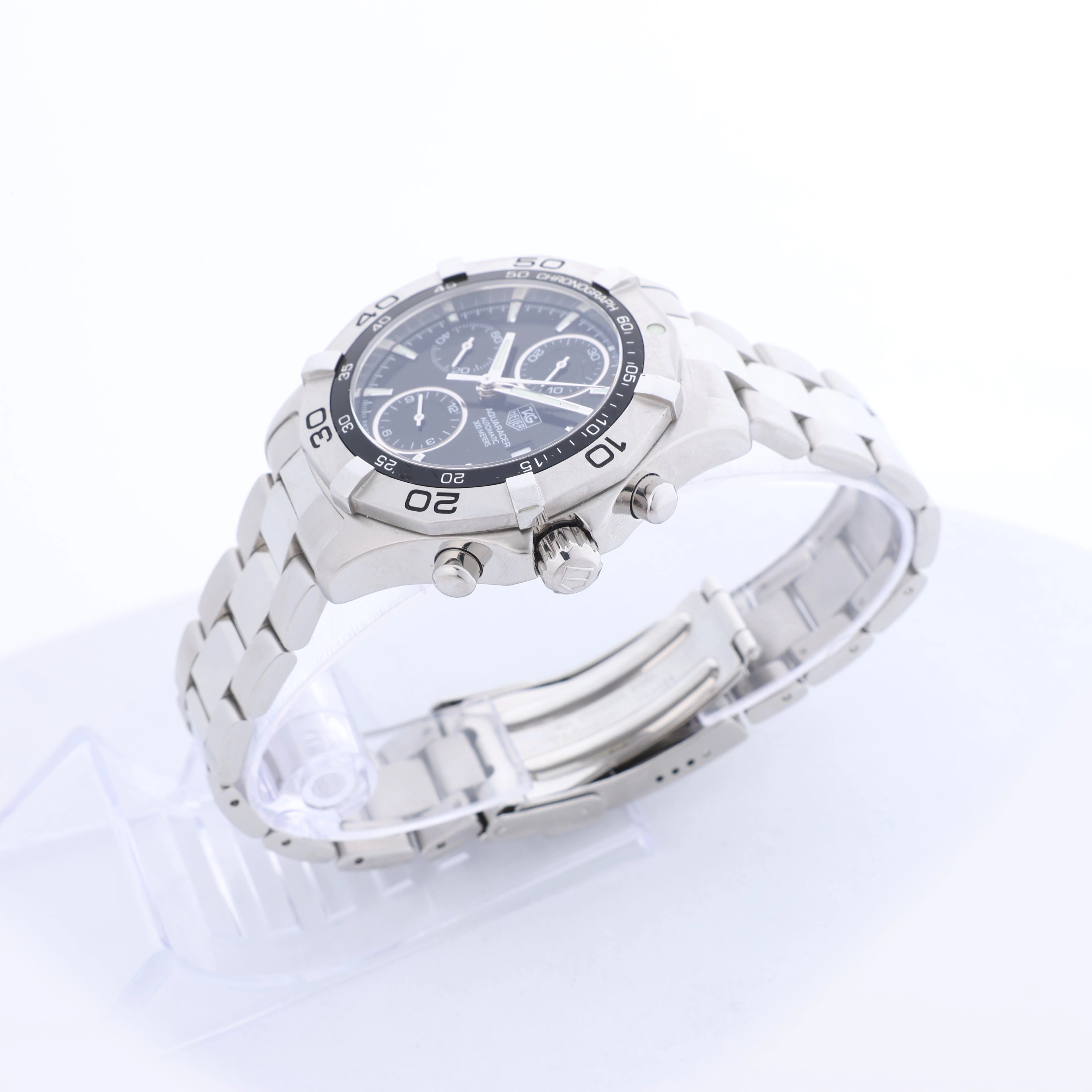TAG Heuer Aquaracer Chrono Date CAF2110 RRZ8031 Black Dial Steel