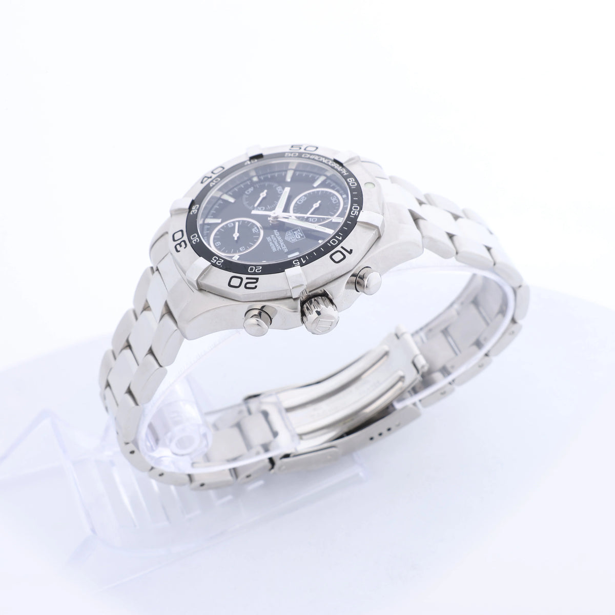 TAG Heuer Aquaracer Chrono Date CAF2110 RRZ8031 Black Dial Steel