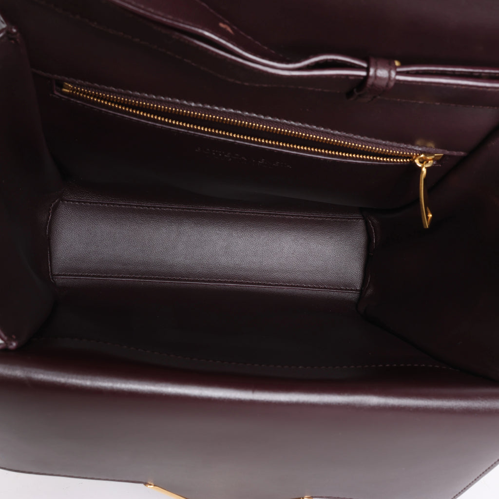 Bolso de hombro de cuero Intrecciato Bottega Veneta en rosa