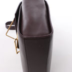 Bolso de hombro de cuero Intrecciato Bottega Veneta en rosa