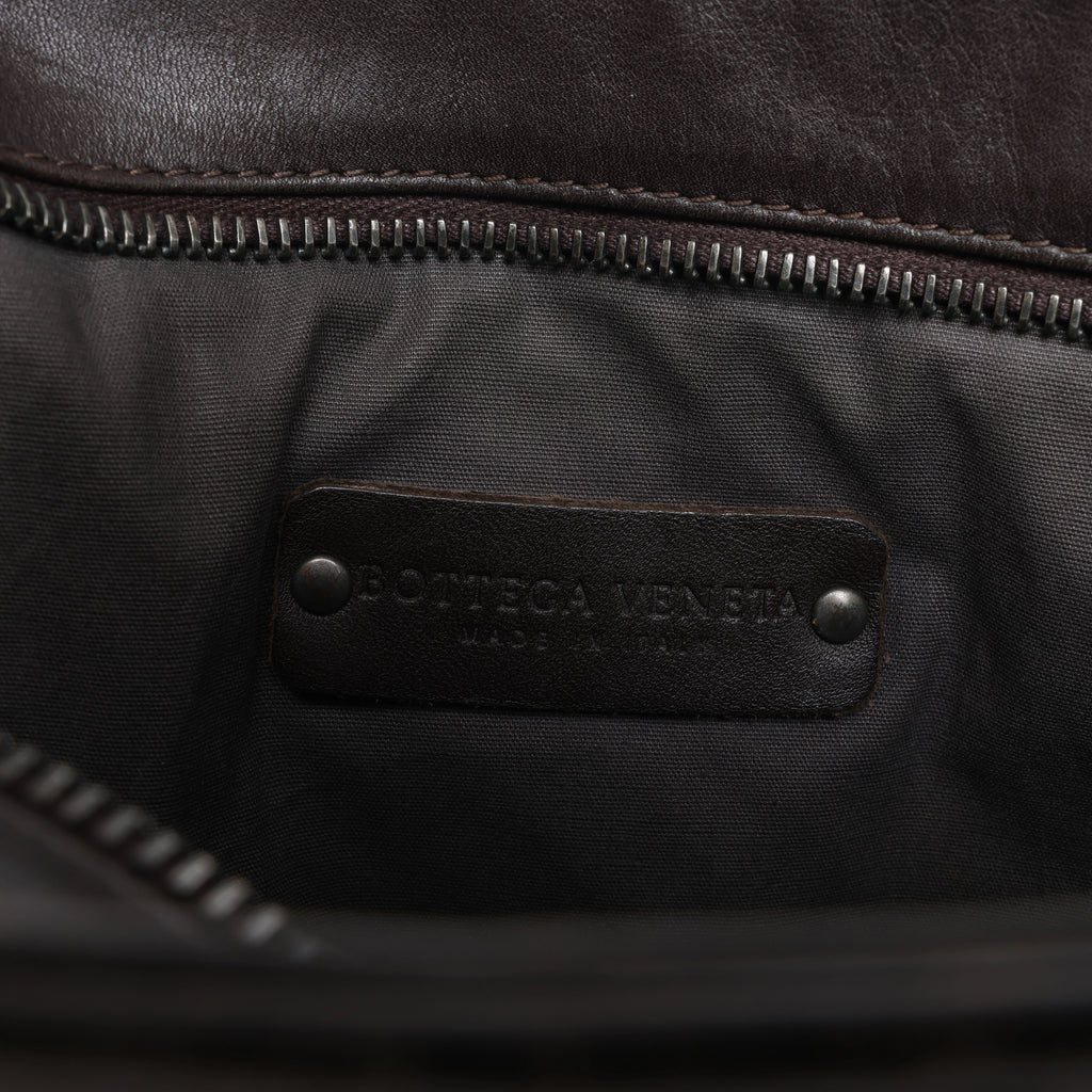 Bolso de hombro de cuero Intrecciato Bottega Veneta en rosa