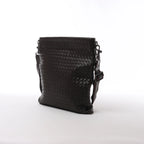 Bolso de hombro de cuero Intrecciato Bottega Veneta en rosa