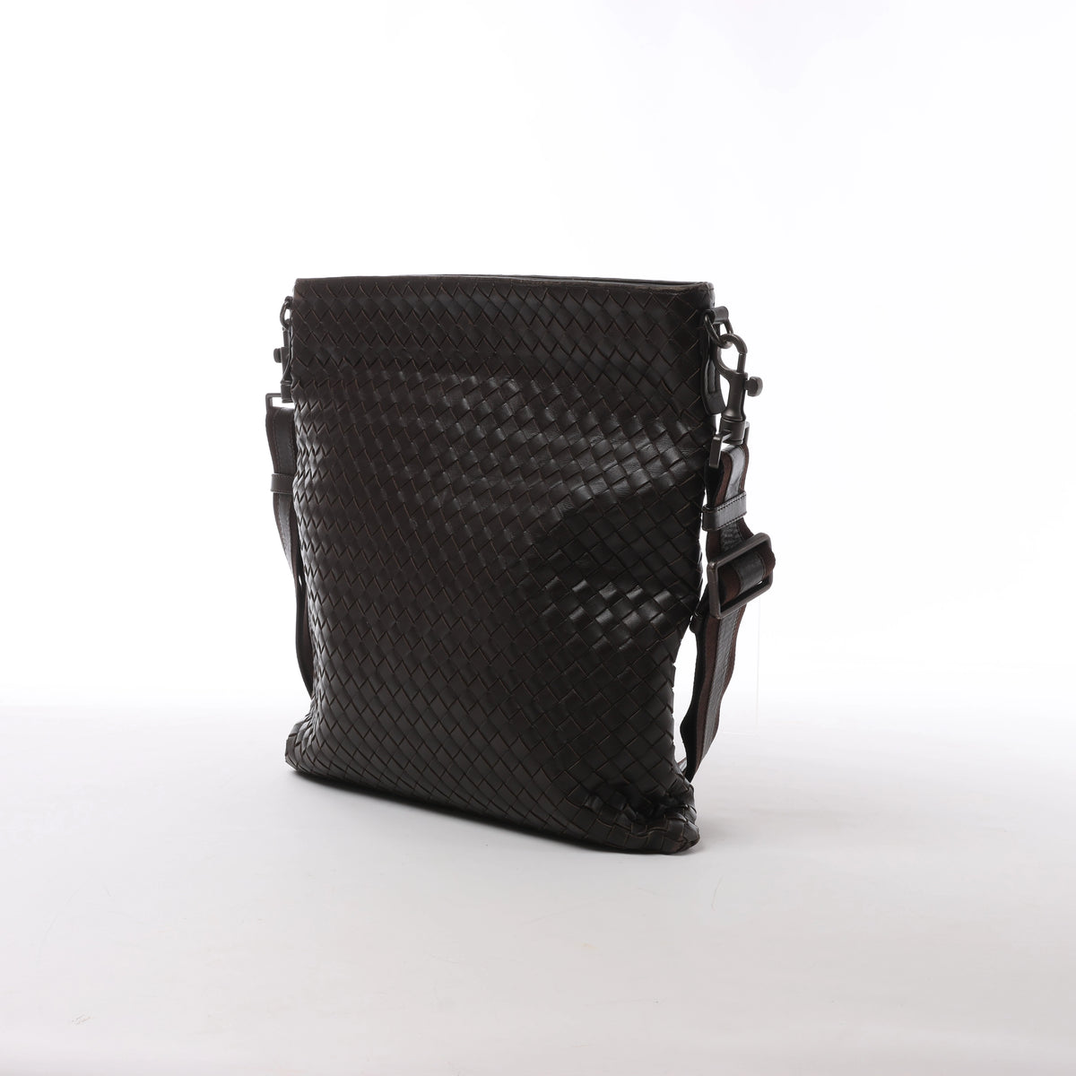 Bolso de hombro de cuero Intrecciato Bottega Veneta en rosa