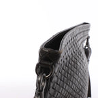 Bolso de hombro de cuero Intrecciato Bottega Veneta en rosa