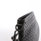 Bolso de hombro de cuero Intrecciato Bottega Veneta en rosa