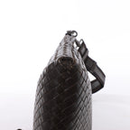 Bolso de hombro de cuero Intrecciato Bottega Veneta en rosa