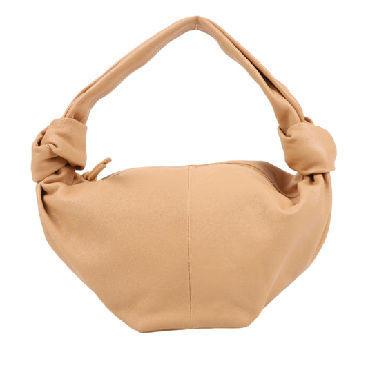 BOTTEGA VENETA Mini Double Knot Handbag in Beige