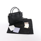 Bolso de mano BVLGARI ALBA de piel de dos vías en beige