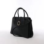 Bolso de mano BVLGARI ALBA de piel de dos vías en beige