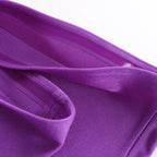 Balenciaga Knife Spandex Pointed Toe Thigh High Boots in Purple, Size EU 37
