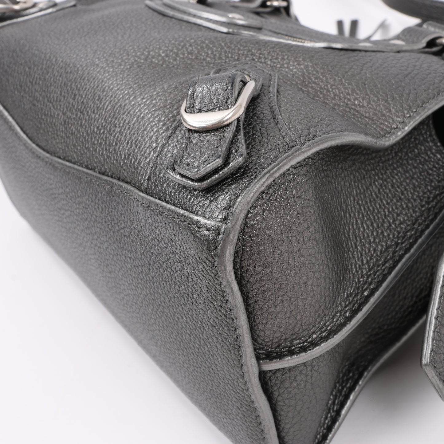 Balenciaga Mini Neo Classic City Leather 2Way Handbag in Grey 679231