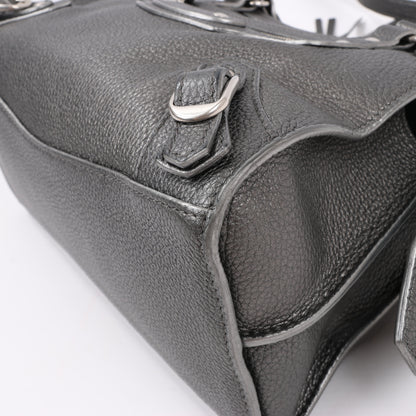 Balenciaga Mini Neo Classic City Leather 2Way Handbag in Grey 679231