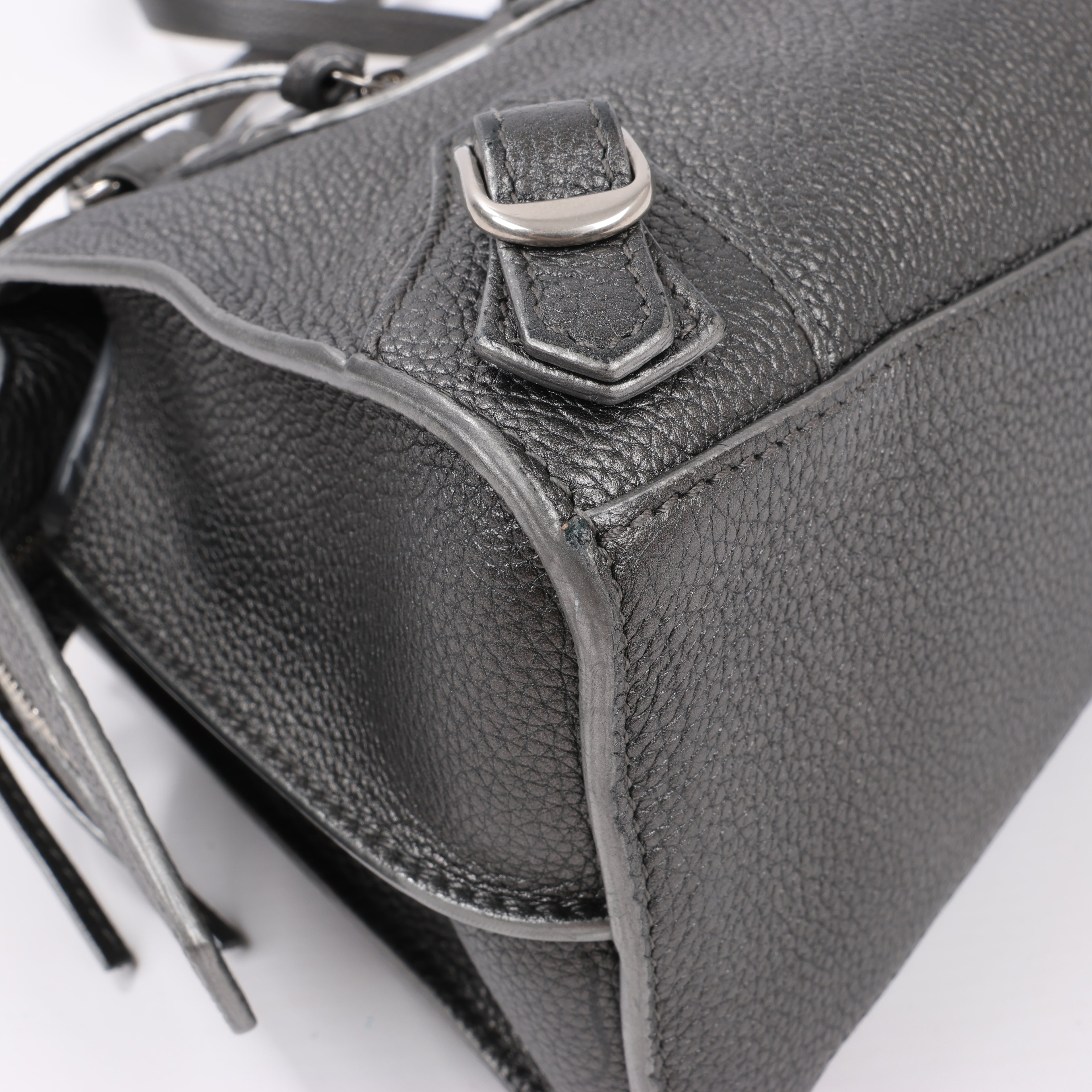 Balenciaga Mini Neo Classic City Leather 2Way Handbag in Grey 679231